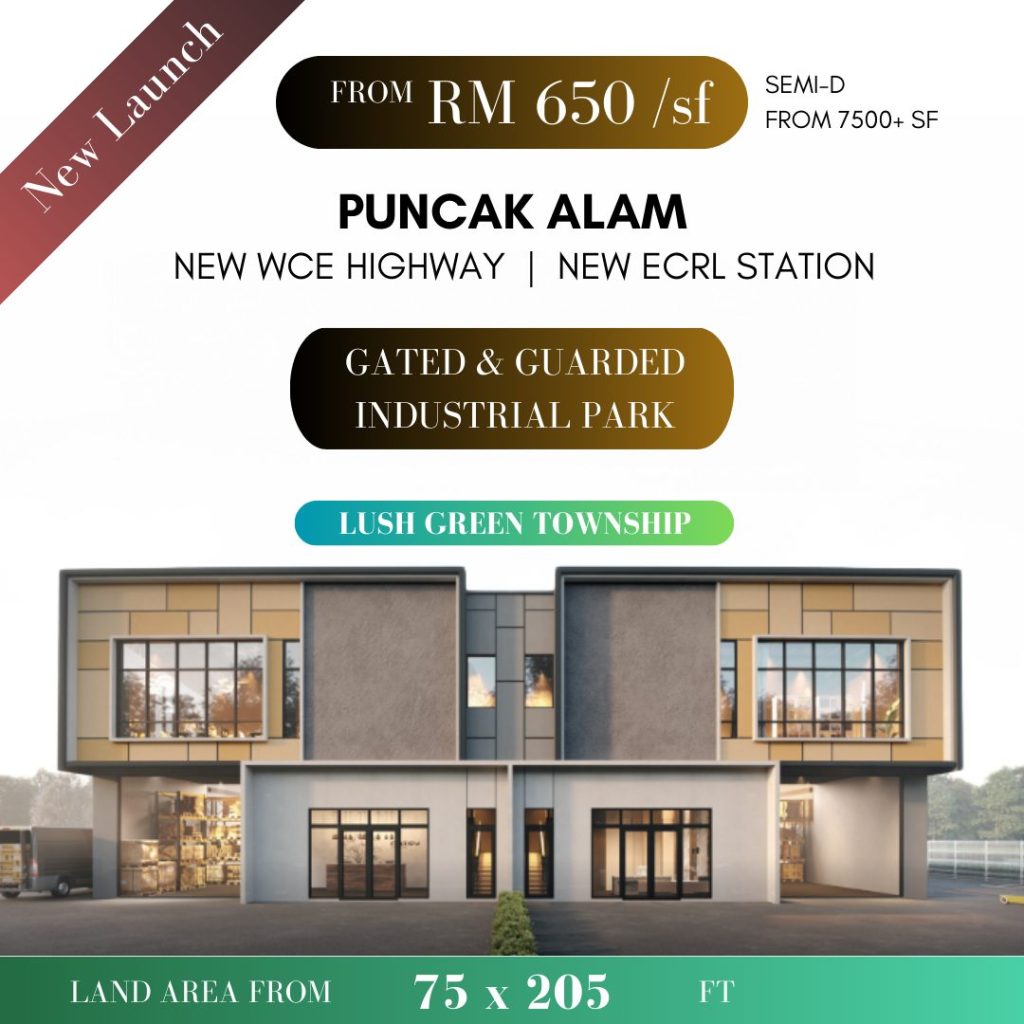 Puncak Alam 75 x 205 Semi-D Factory