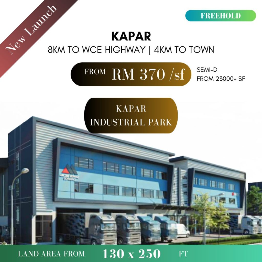 Kapar 0.75 Acre Semi-D Factory
